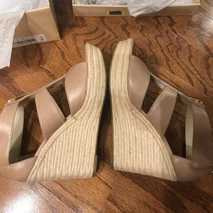 Michael Kors Damita Wedge 7.5 Nude